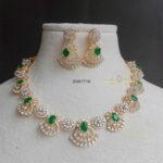 AD Oval Designs with Emerald Necklace