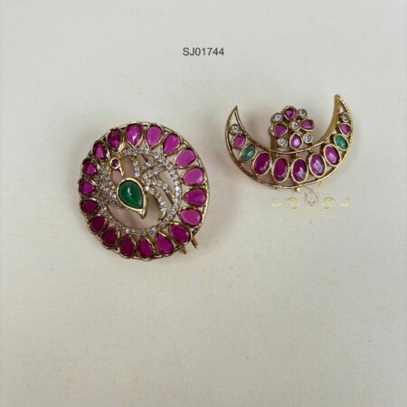 Peacock Kemp Sun and Mooon Hair Accessory