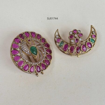 Peacock Kemp Sun and Mooon Hair Accessory