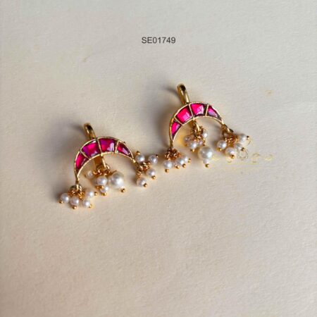 Jadau Moon Bugudi Earrings