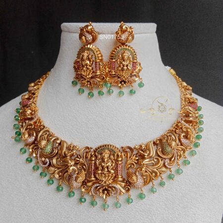 Godess Lakshmi Antique Necklace