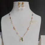 Swaroski Chain with Butterfly Pendant Necklace