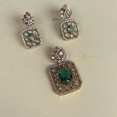 Victorian Peacock Pendant