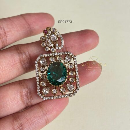 Victorian Peacock Pendant