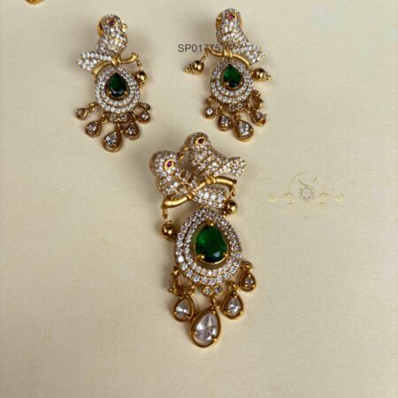 Victorian Twin Birds Pendant