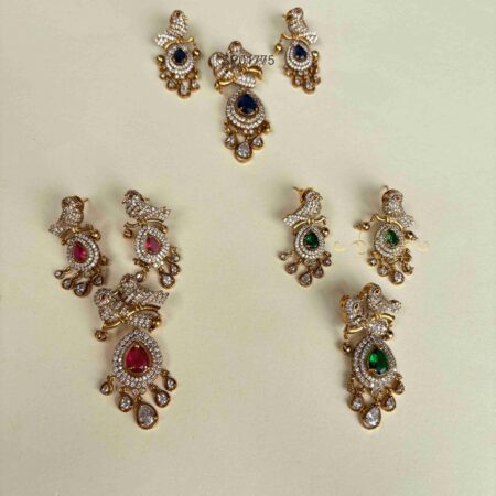 Victorian Twin Birds Pendant