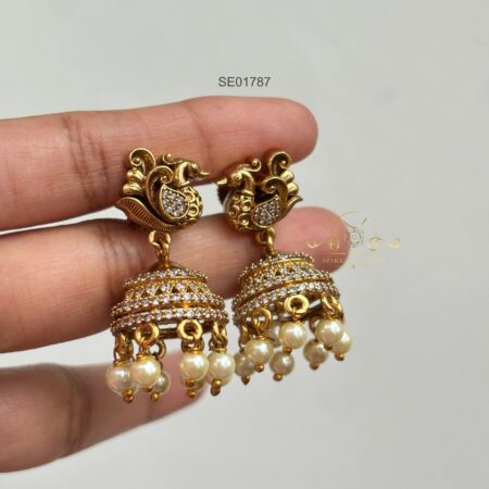 AD Peacock Jhumki