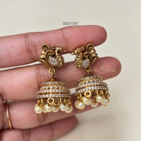 AD Peacock Jhumki