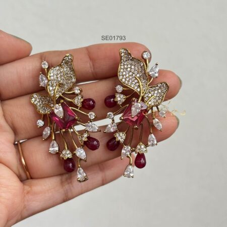 Color Stone Earrings