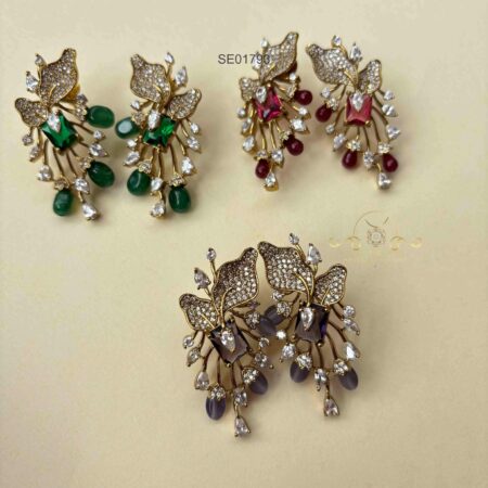 Color Stone Earrings