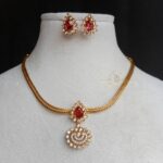 Ruby and AD Pendant Necklace