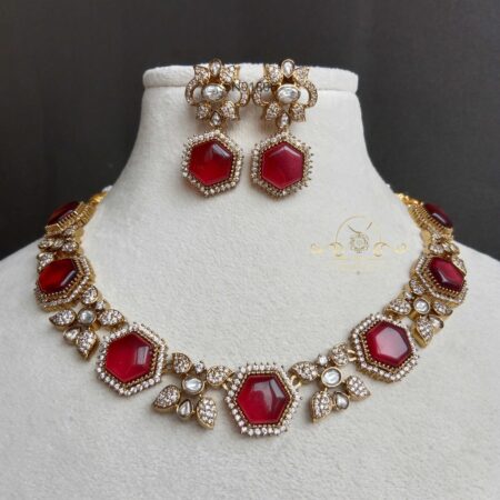 Ruby Victorian Necklace