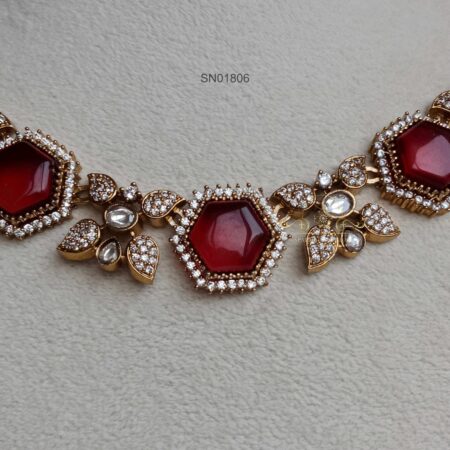 Ruby Victorian Necklace