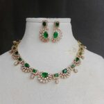 Emerald and AD Necklace