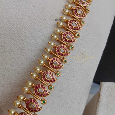 Mango Kemp Stone Long Necklace