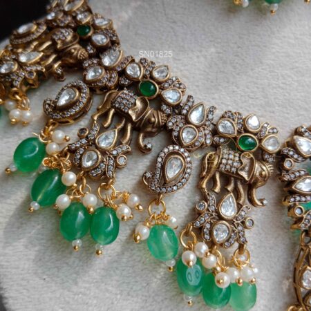 Victorian Elephant Mango Necklace