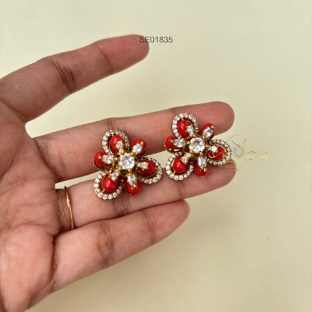 Coral Earstuds