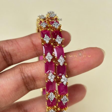 AD Ruby Bangles