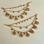 Three Layer Jhumki Earchains