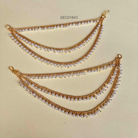 Three Layer Pearl Earchains