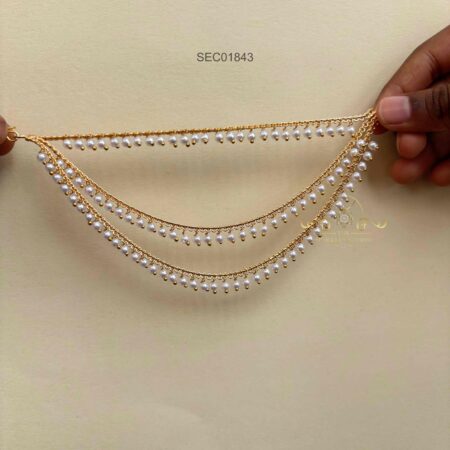 Three Layer Pearl Earchains