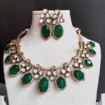 Emerald Polki Victorian Necklace