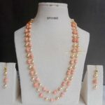 Two layer Tulip Bead and Pearl Chain
