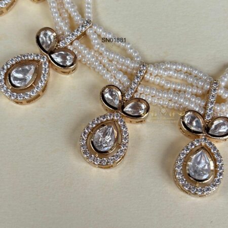 Pearl Massonite Necklace