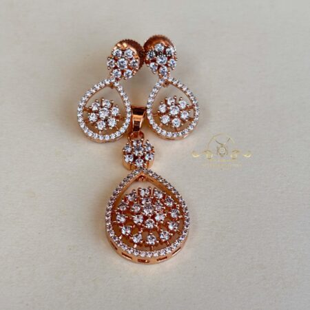 Rosegold AD Pendant Set