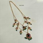 Two Line Jadau Necklace