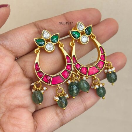 Chandbali Jadau Earrings