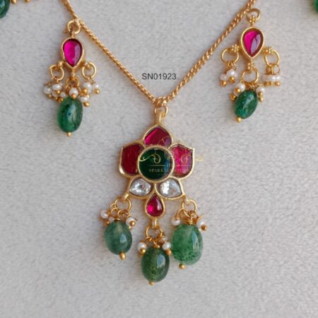 Jadau Flower Necklace