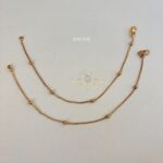 Gold look Alike Ball Chain Anklets