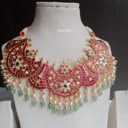 Bridal Grand Jadau necklace