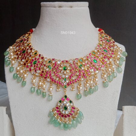 Bridal Jadau Grand Necklace