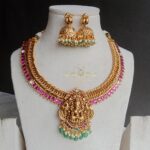 Antique Jadau Jelebi Lakshmi Necklace