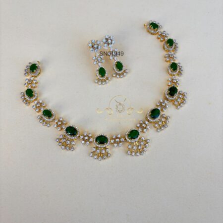 Emerald Diamond Necklace