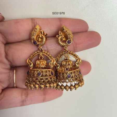 Peacock Jhumka