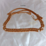 Antique Red and Green Stone Hip Chain