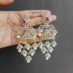 Bridal AD Ruby Long Jhumki