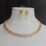 AD Flower Drop Necklace