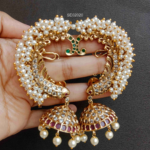 Cluster Pearl Fish Jhumki