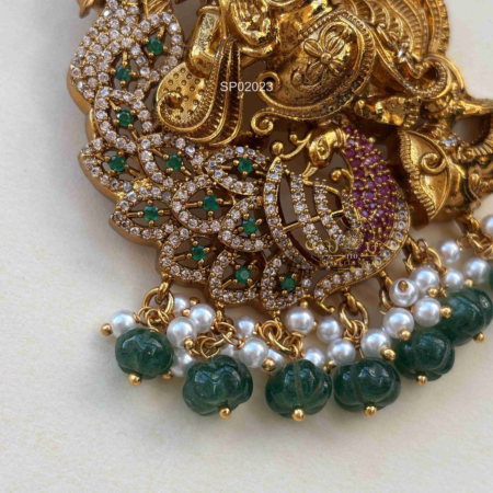 Peacock Ganesha Pendant