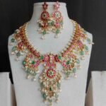 Jadau Guttapusalu Peacock Necklace