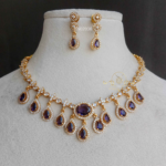 AD Purple Drops Necklace