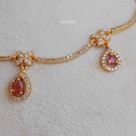 Curve AD Ruby Necklace