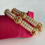 Pearl and Peaock Antique Bangles