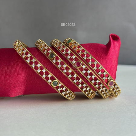 AD Stone Jali Bangles