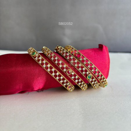 AD Stone Jali Bangles