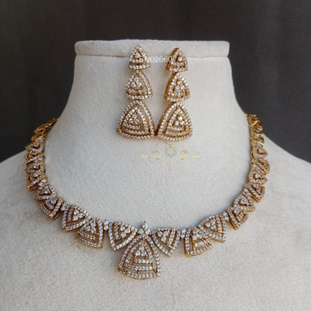 Victorian Triangle Necklace
